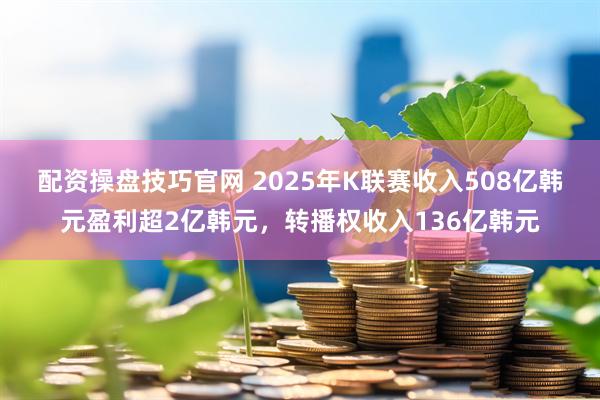 配资操盘技巧官网 2025年K联赛收入508亿韩元盈利超2亿韩元，转播权收入136亿韩元