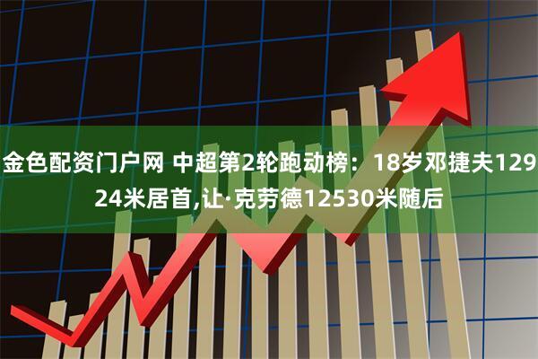 金色配资门户网 中超第2轮跑动榜：18岁邓捷夫12924米居首,让·克劳德12530米随后
